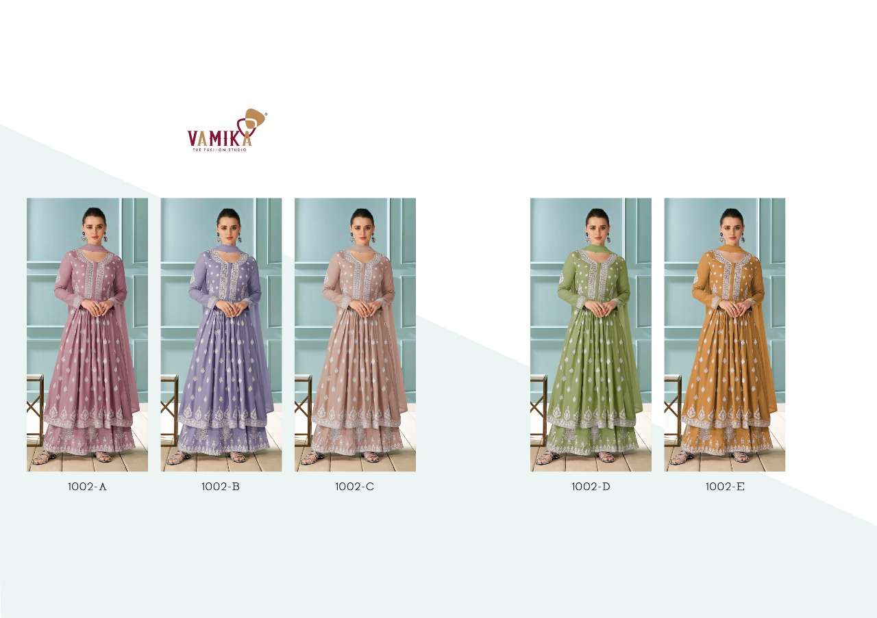 Vamika Lakhnawi Colour Plus vol 1 catalog Designer Ready Made