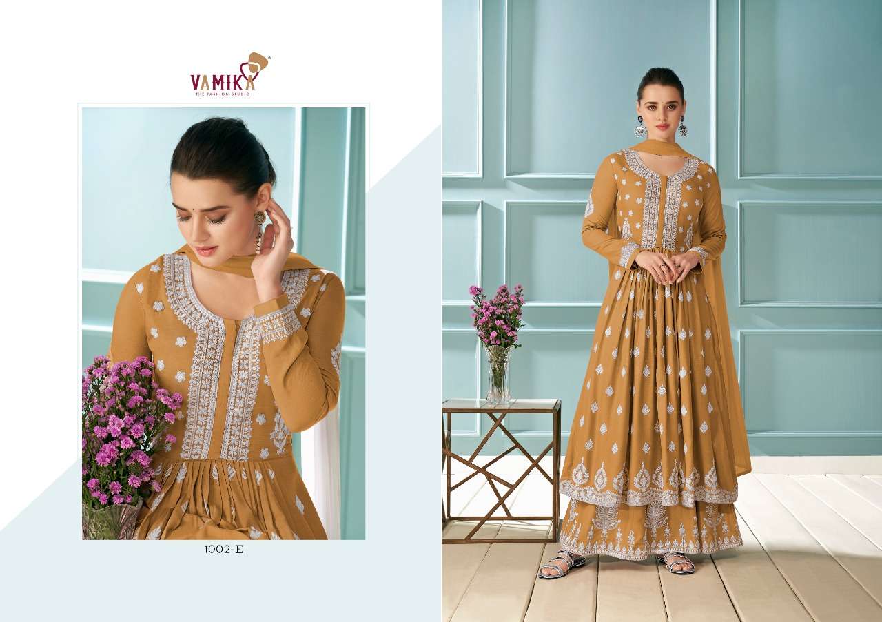 Vamika Lakhnawi Colour Plus vol 1 catalog Designer Ready Made
