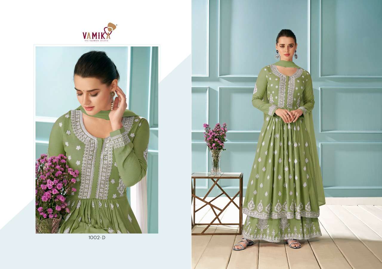 Vamika Lakhnawi Colour Plus vol 1 catalog Designer Ready Made