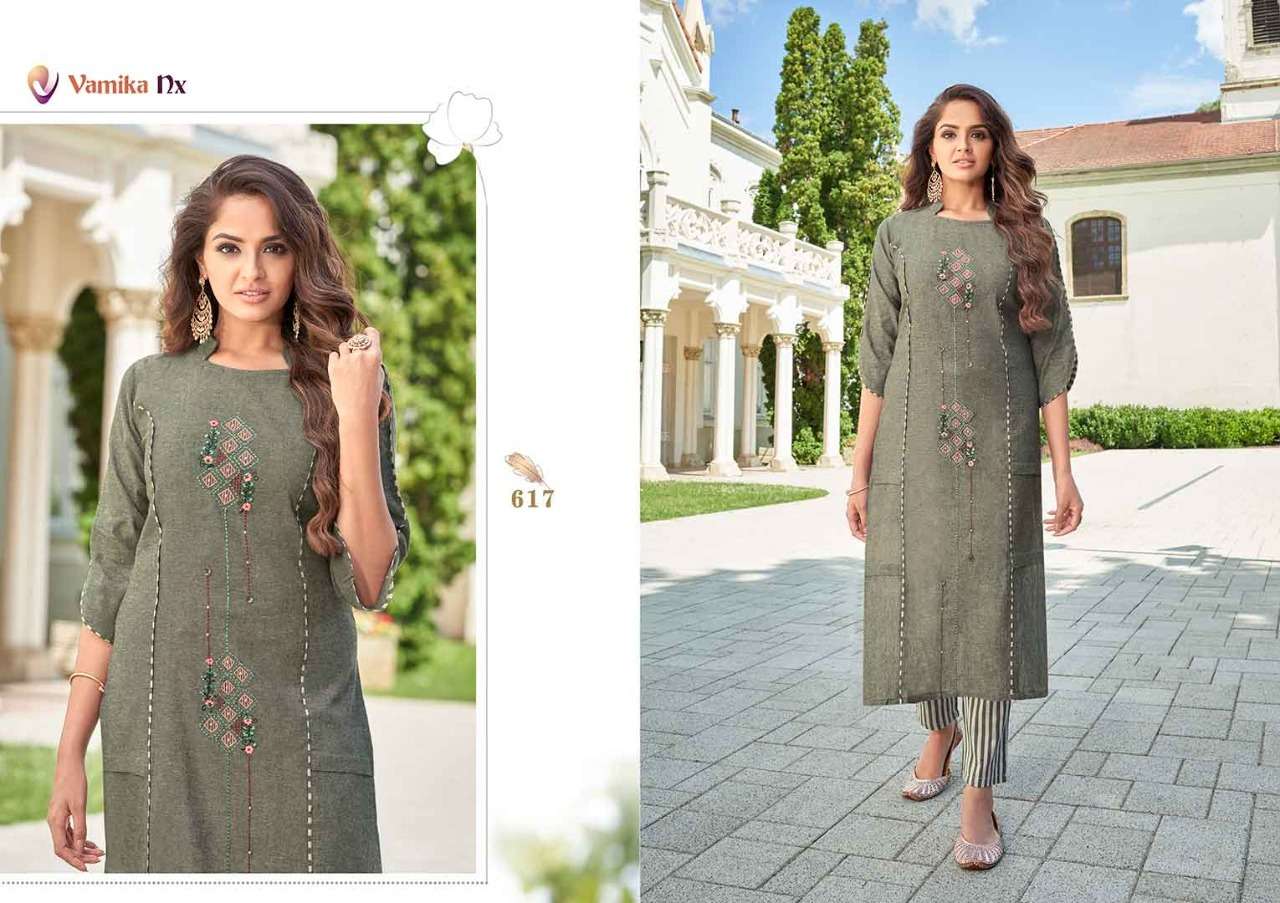 Vamika Nx Apsara Vol 4 Catalog Festive Wear Kurti With Bottom