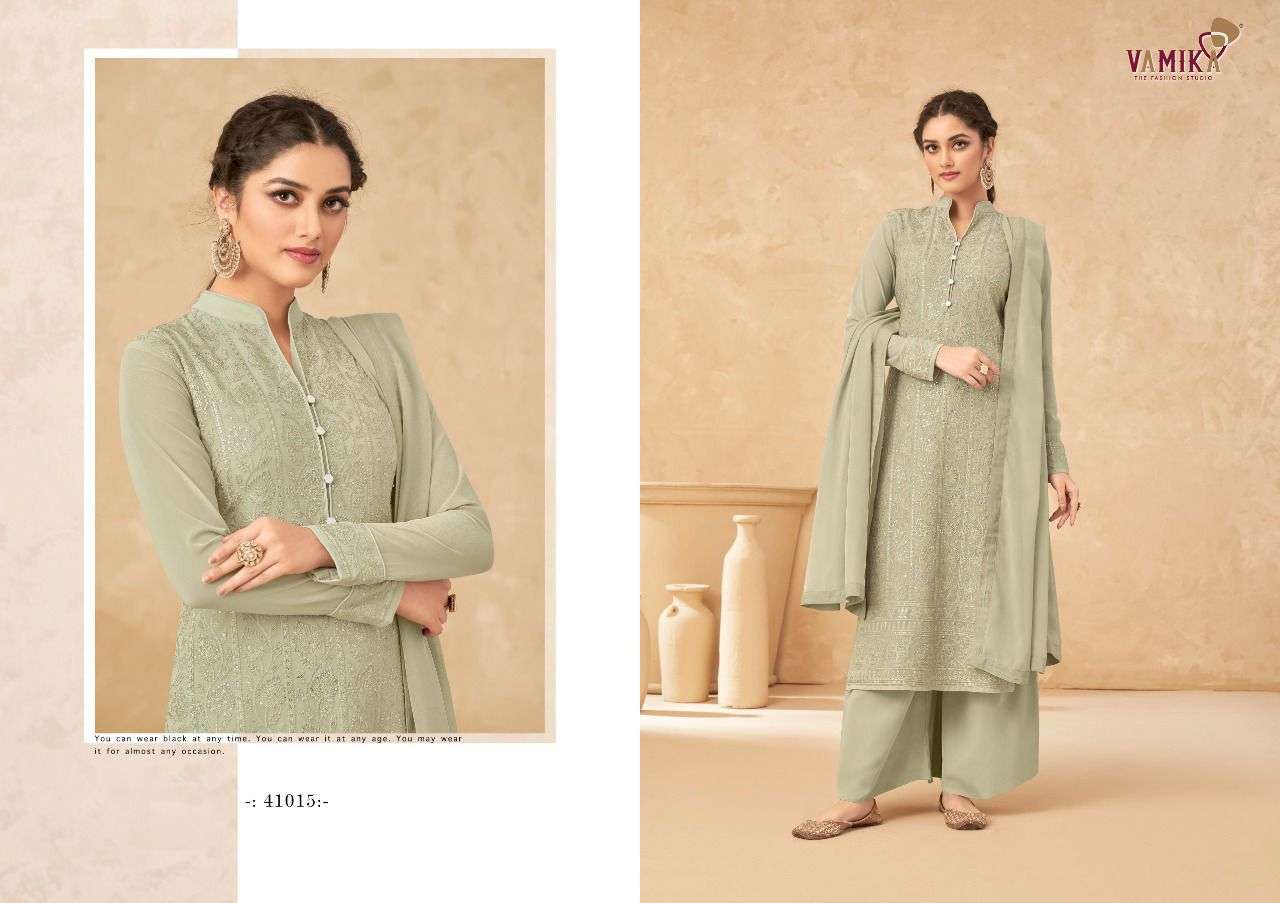 Vamika Simona Vol 3  catalog Georgette Ready Made Salwar Suit 