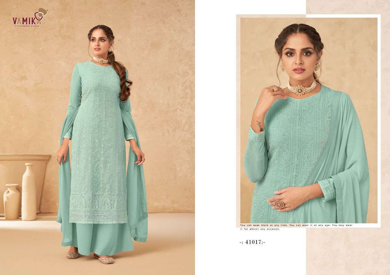 Vamika Simona Vol 3  catalog Georgette Ready Made Salwar Suit 