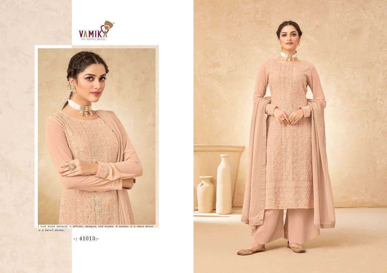 Vamika Simona Vol 3  catalog Georgette Ready Made Salwar Suit 