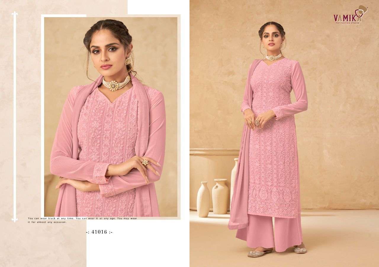 Vamika Simona Vol 3  catalog Georgette Ready Made Salwar Suit 
