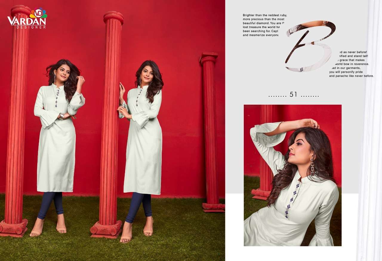 Vardan Jaam Vol 1 Catalog  Latest Casual Wear Straight Kurtis