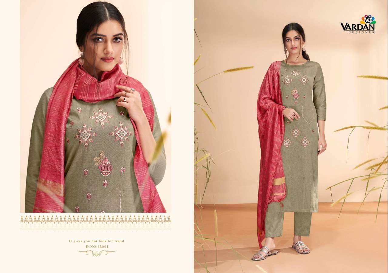 Vardan Radhika Vol 1 Catalog Festive Wear Readymade Top Bottom With Dupatta