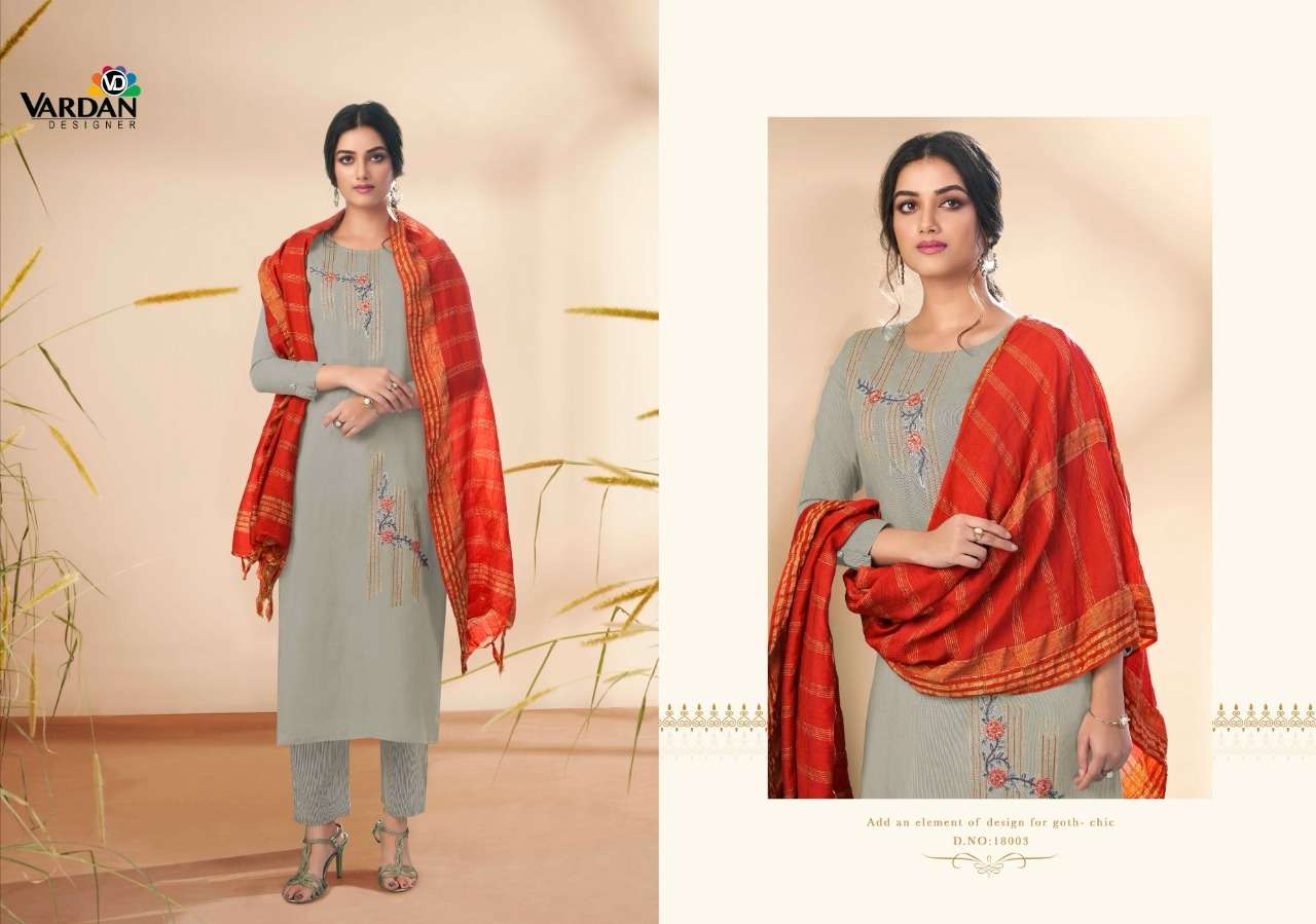 Vardan Radhika Vol 1 Catalog Festive Wear Readymade Top Bottom With Dupatta