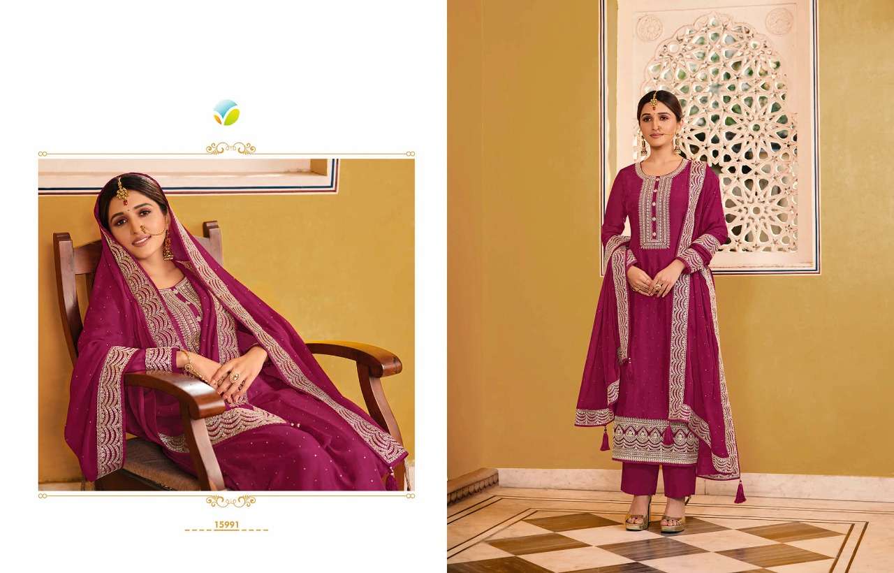 Vinay Fashion Kaseesh Preeyal Catalog Expensive  Designer Wear Salwar Suits