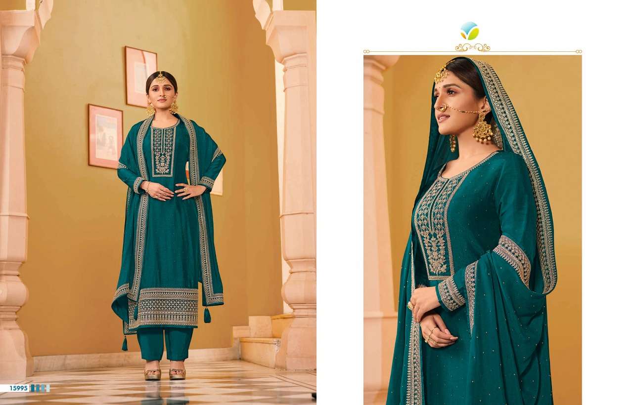 Vinay Fashion Kaseesh Preeyal Catalog Expensive  Designer Wear Salwar Suits