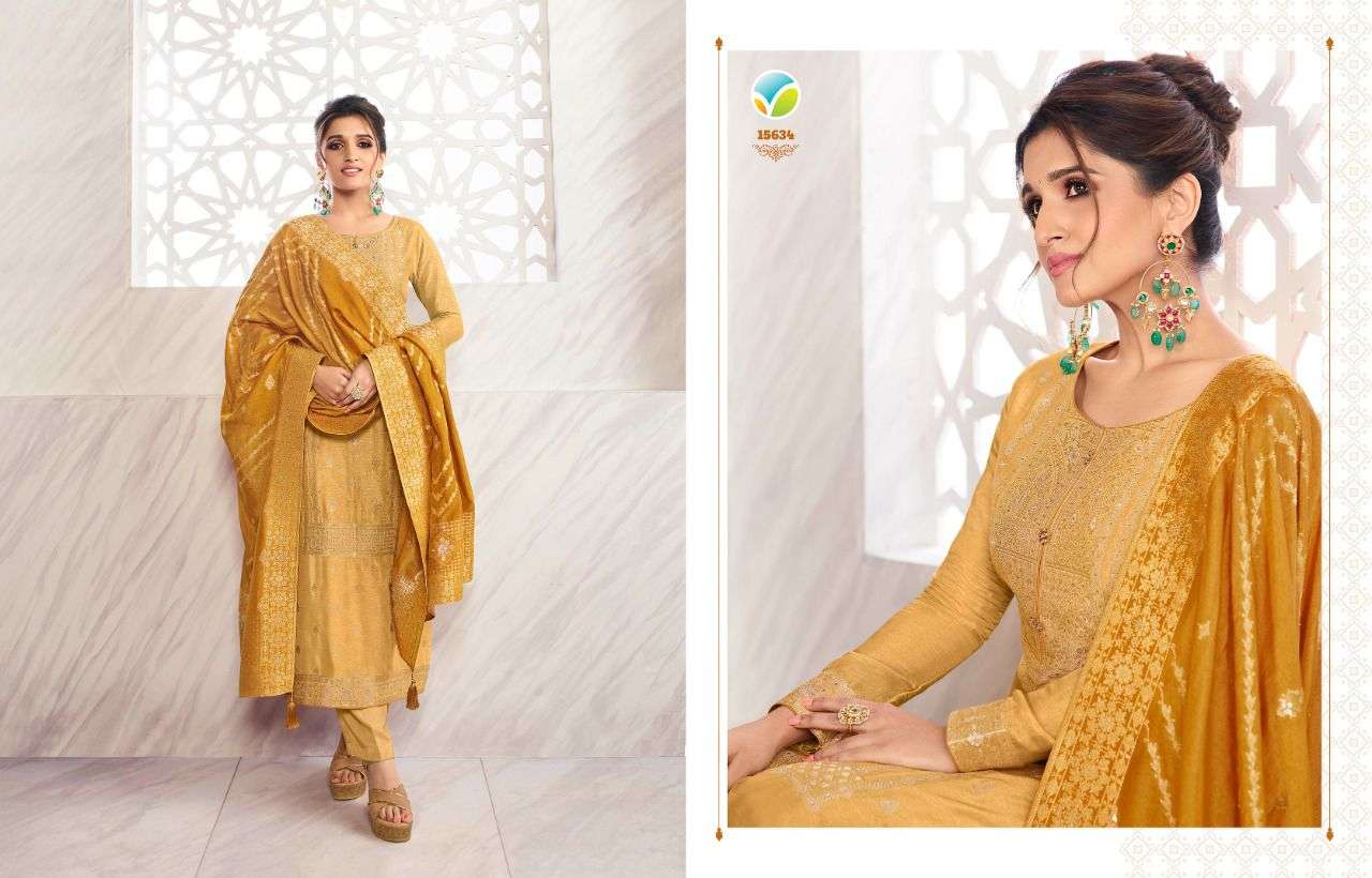 Vinay Fashion Kaseesh Zardosi Vol 2 Catalog Heavy Designer Wear Dress Materials 