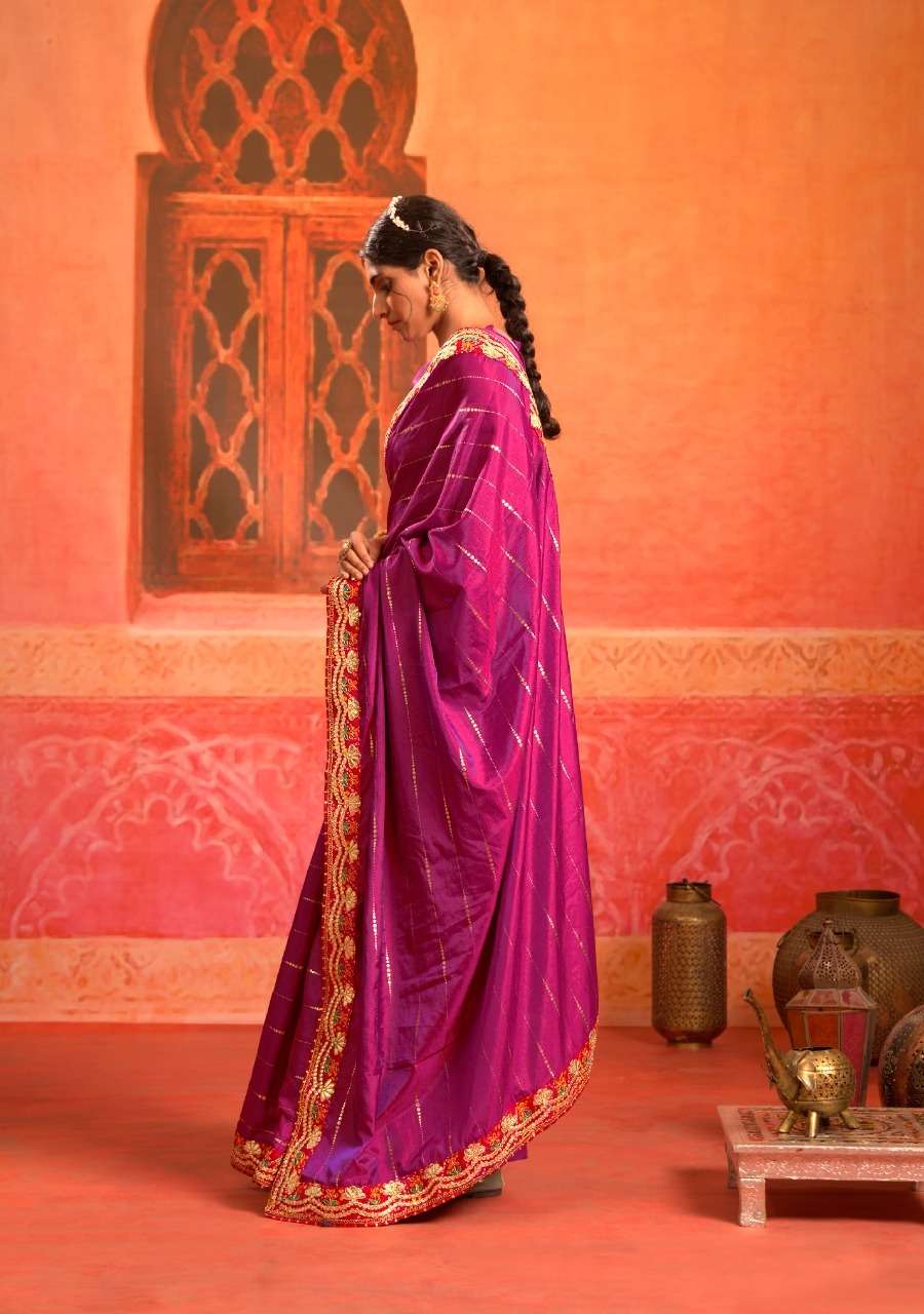 Ynf Bandhani Gota Vol 1 Cataloge Festive Wear Silk Saree 