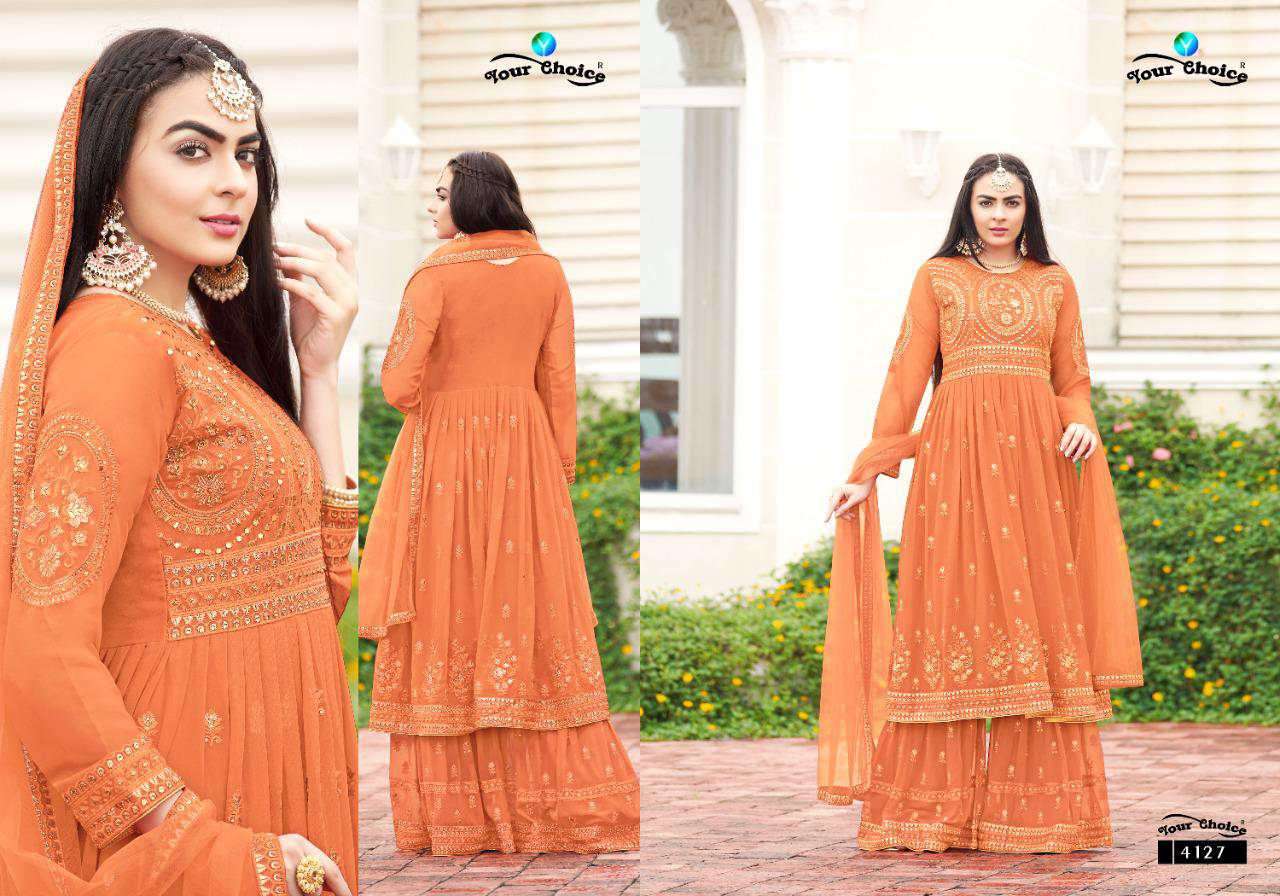 Biba Vol 2 YC Blooming Georgette Fancy Sharara Suits Collection Catalog