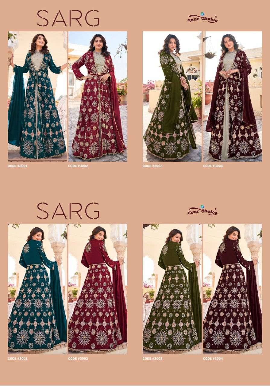 Your Choice Sarg Catalog Designer Pakistani Salwar Suits