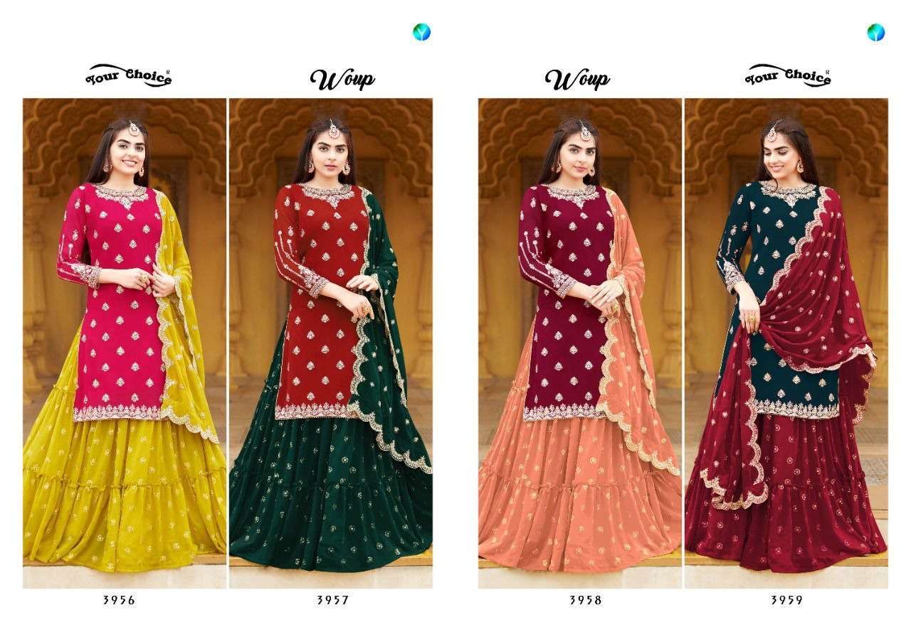 Your Choice Woup Catalog Gharara Style Designer Salwar Kameez 
