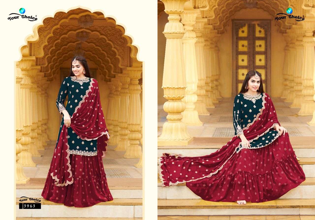Your Choice Woup Catalog Gharara Style Designer Salwar Kameez 