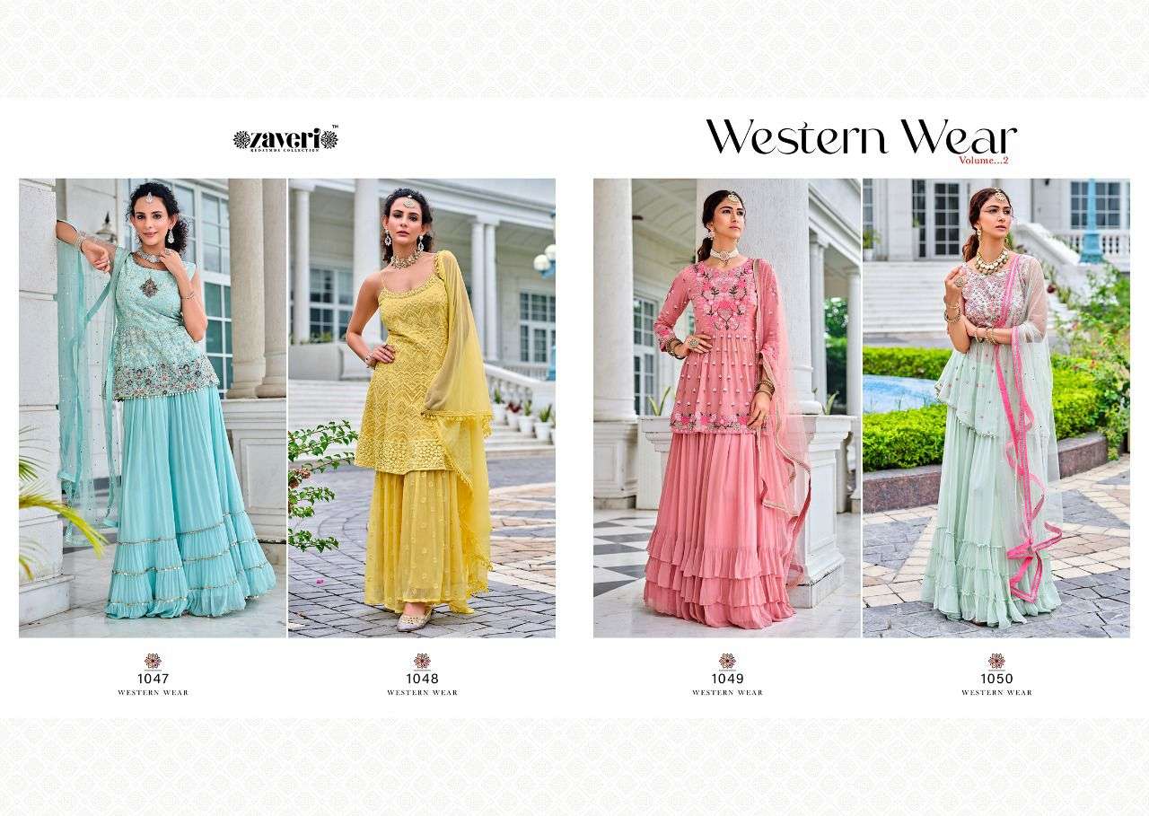 Zaveri Western Wear vol 2 catalog  Designer Party Wear Readymade Salwar suits catalog 