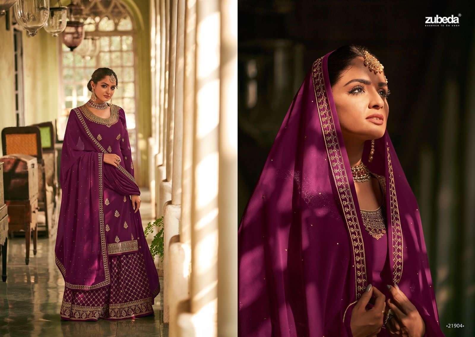 Zubeda Saiyara Catalog Heavy Georgette Festive Wear Designer Salwar Suits 