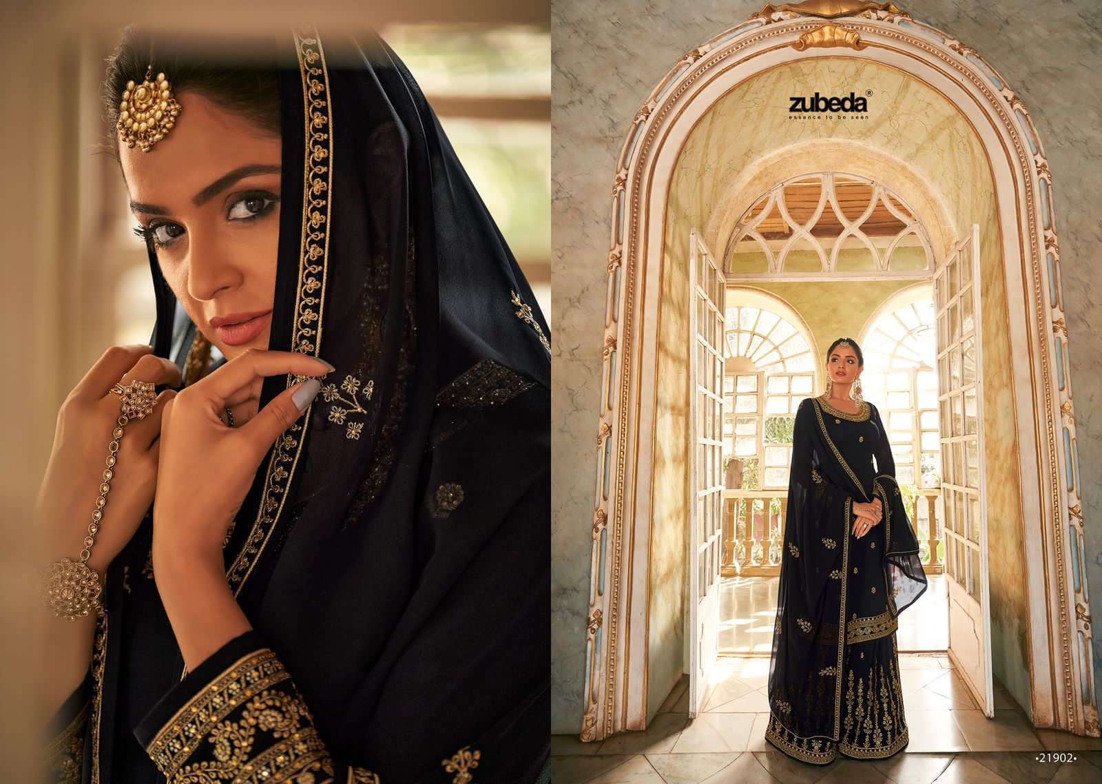 Zubeda Saiyara Catalog Heavy Georgette Festive Wear Designer Salwar Suits 
