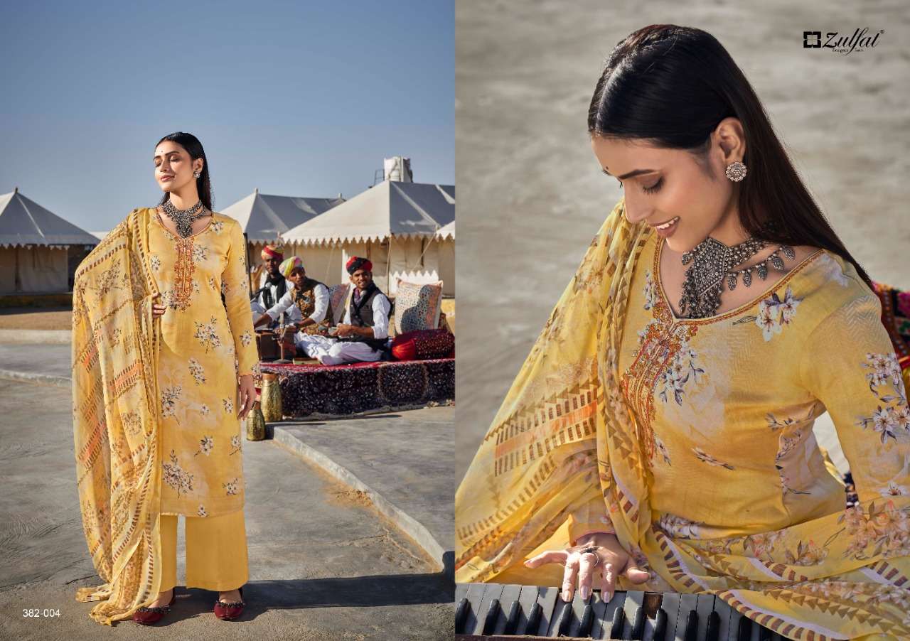 Zulfat Avisha catalog Cotton Digital Printed Dress Materials