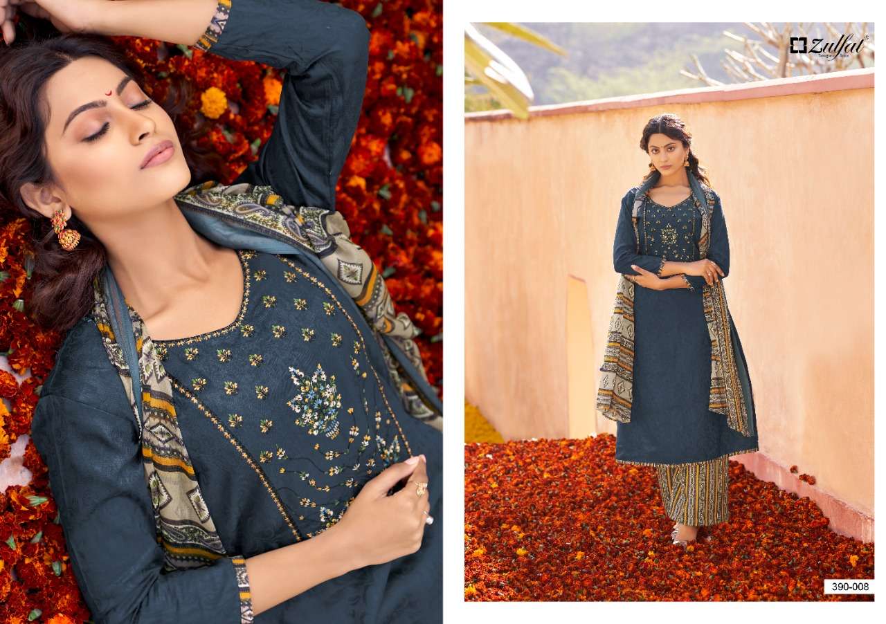 Zulfat Parineeta catalog Jam Cotton Dress materials Wholesale