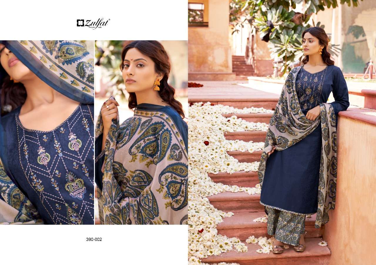 Zulfat Parineeta catalog Jam Cotton Dress materials Wholesale