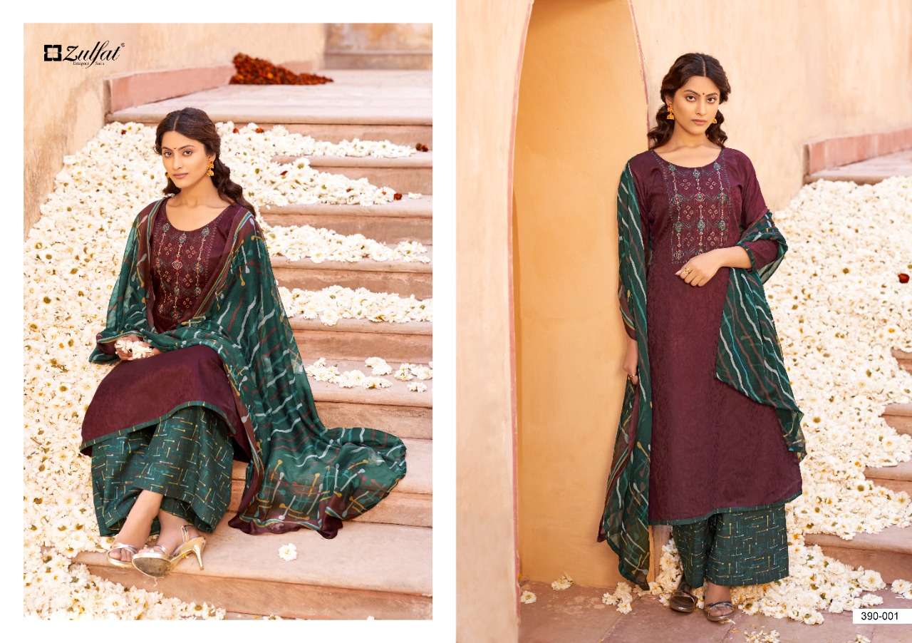 Zulfat Parineeta catalog Jam Cotton Dress materials Wholesale