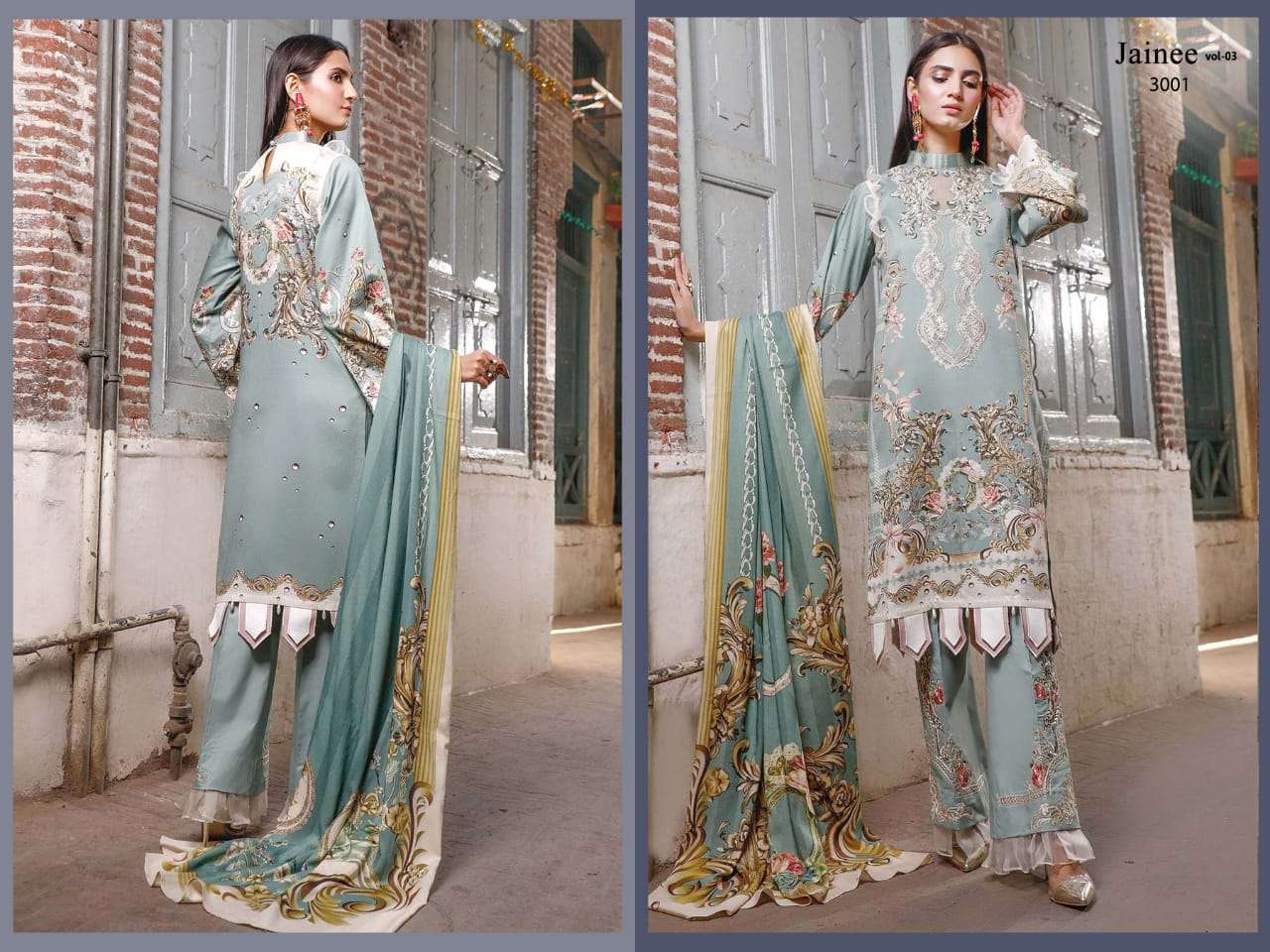 Agha Noor  Jainee vol 3 catalog Lawn cotton Karachi  Dress Material