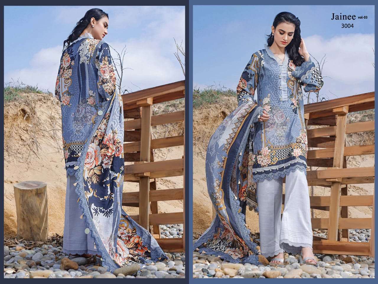 Agha Noor  Jainee vol 3 catalog Lawn cotton Karachi  Dress Material