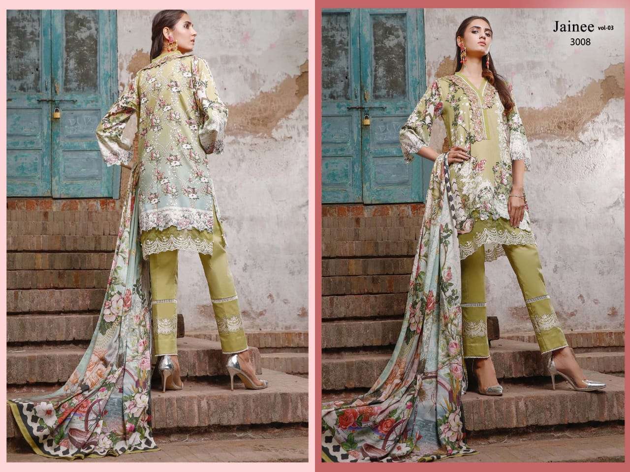 Agha Noor  Jainee vol 3 catalog Lawn cotton Karachi  Dress Material