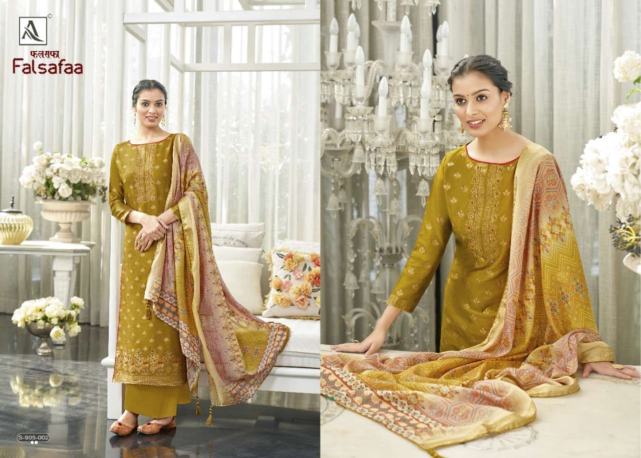Alok Falsafaa catalog Designer Dress Materials