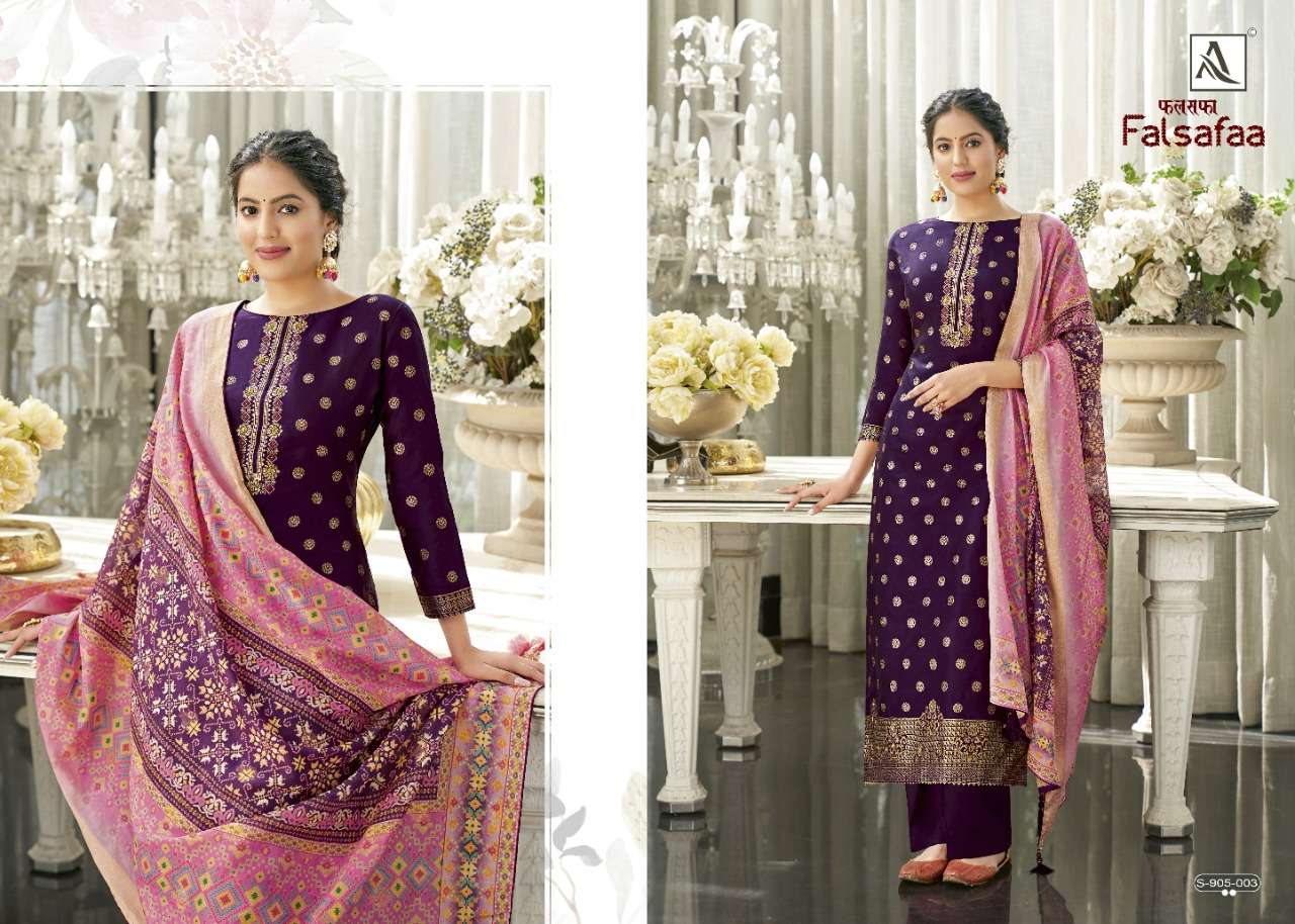 Alok Falsafaa catalog Designer Dress Materials