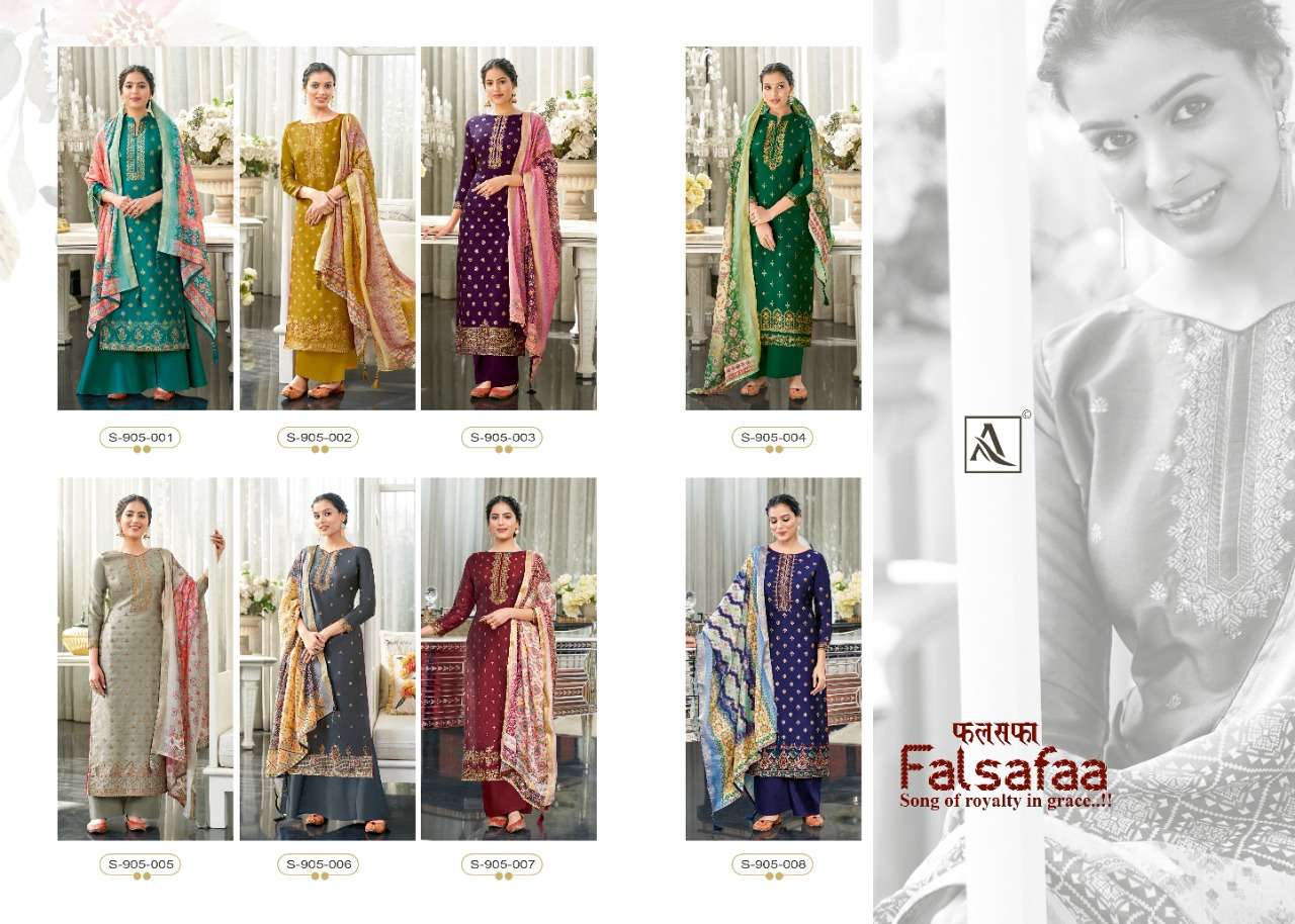 Alok Falsafaa catalog Designer Dress Materials
