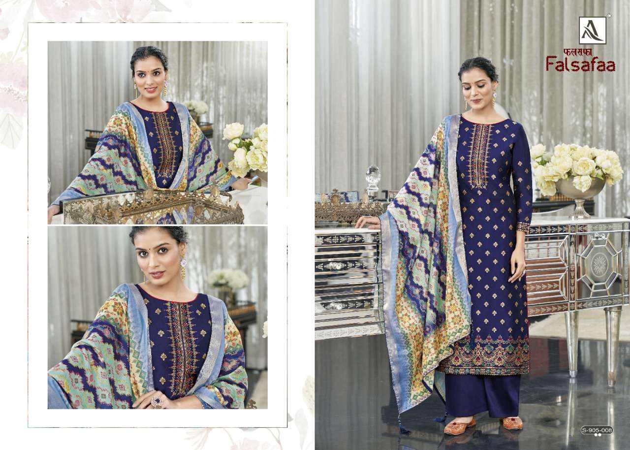 Alok Falsafaa catalog Designer Dress Materials