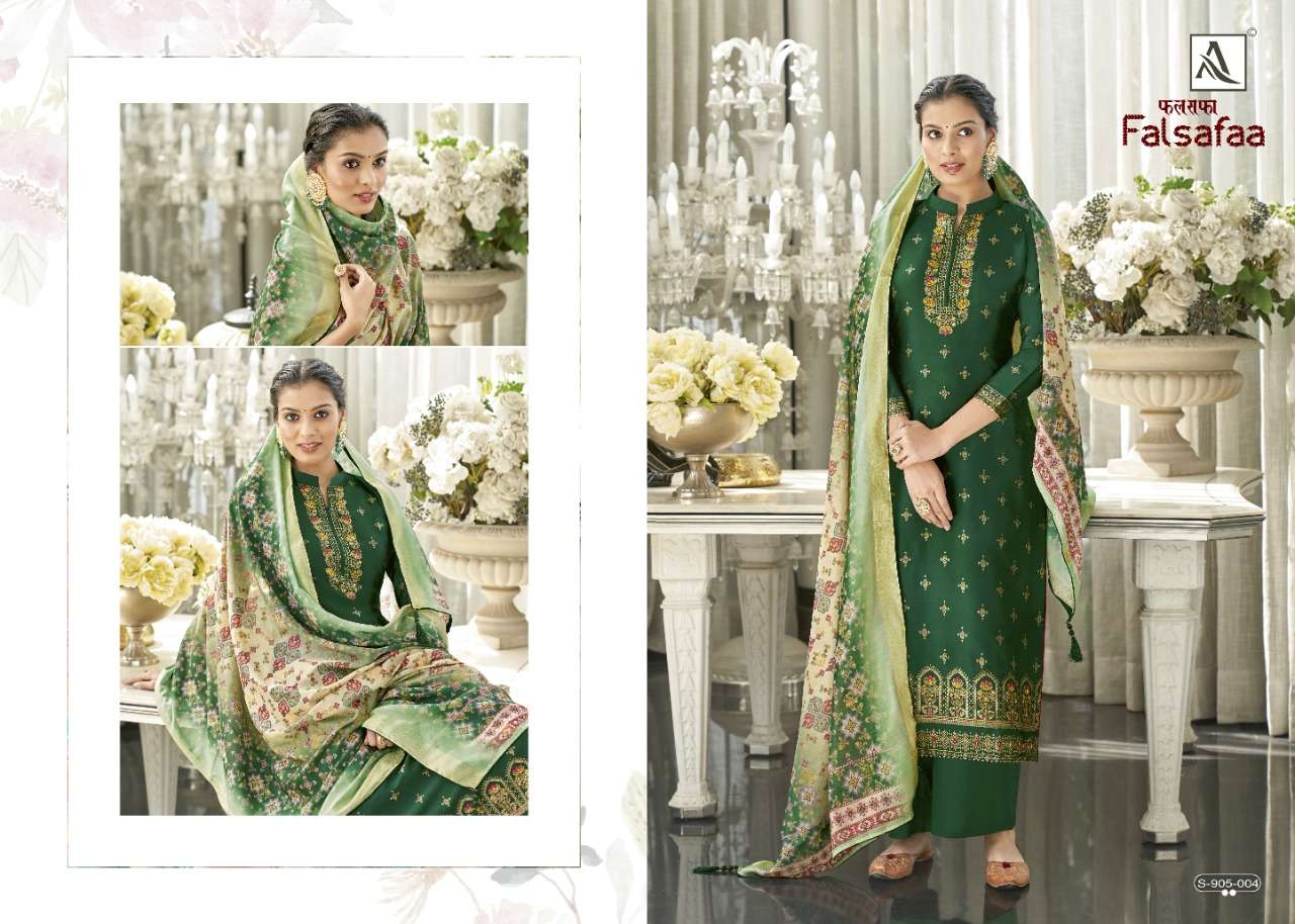 Alok Falsafaa catalog Designer Dress Materials