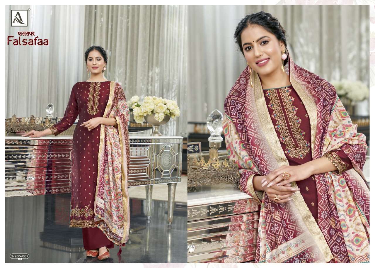 Alok Falsafaa catalog Designer Dress Materials