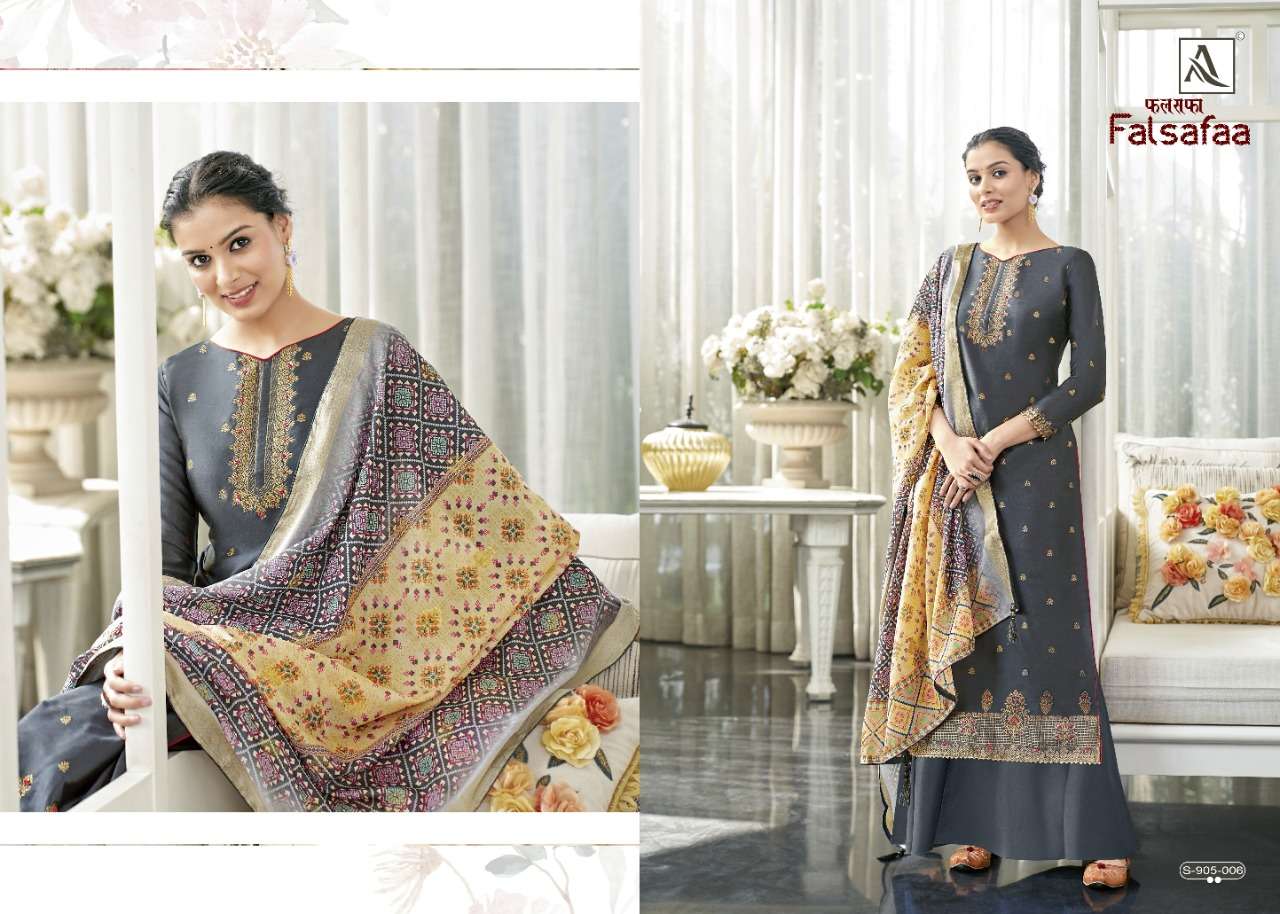 Alok Falsafaa catalog Designer Dress Materials