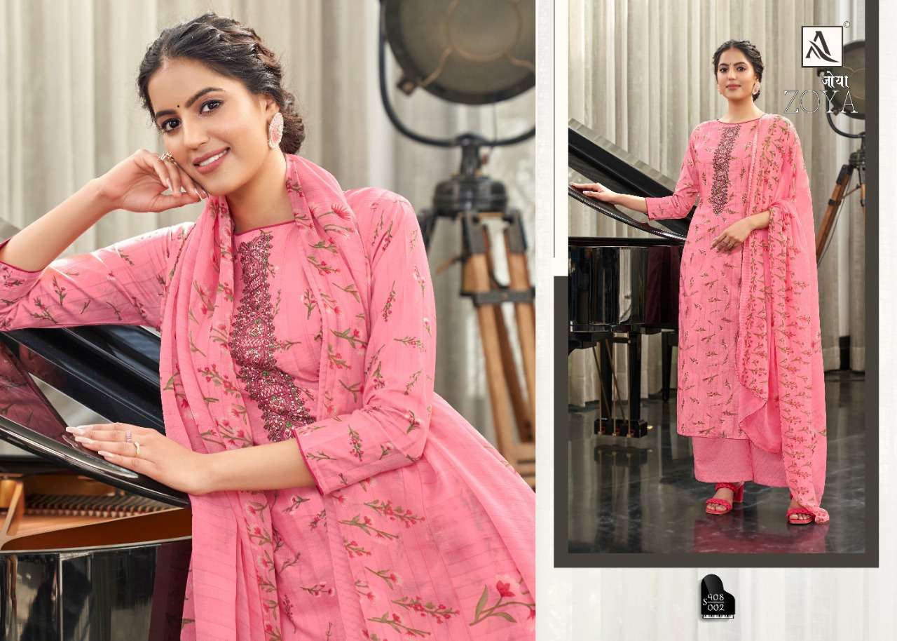 Alok Zoya catalog  Designer Cotton Printed Dress Materials