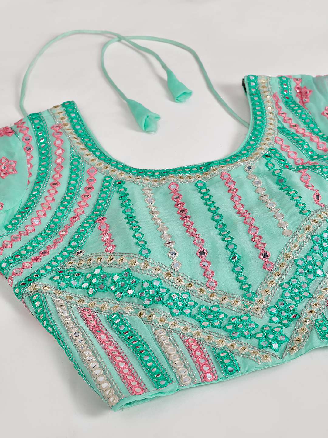 Aqua Blue 1140  Lehenga Choli   Buy Georgette Designer Lehenga Choli Online .