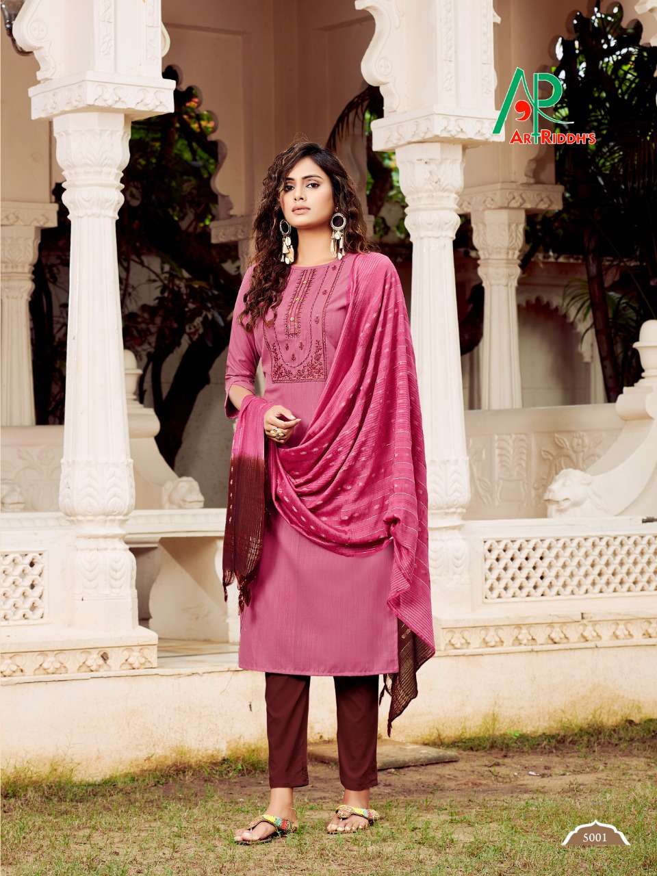 Art Riddhs RRR catalog  Fancy  Kurtis  with  Dupatta   Buy  Dupatta Kurtis online in India