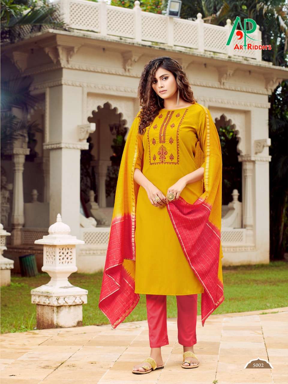 Art Riddhs RRR catalog  Fancy  Kurtis  with  Dupatta   Buy  Dupatta Kurtis online in India