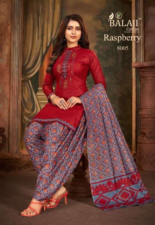 Balaji Rasberry Patiyala 8 Catalog Daily Wear Cotton Printed Dress Materials