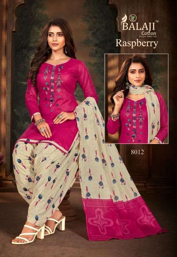 Balaji Rasberry Patiyala 8 Catalog Daily Wear Cotton Printed Dress Materials