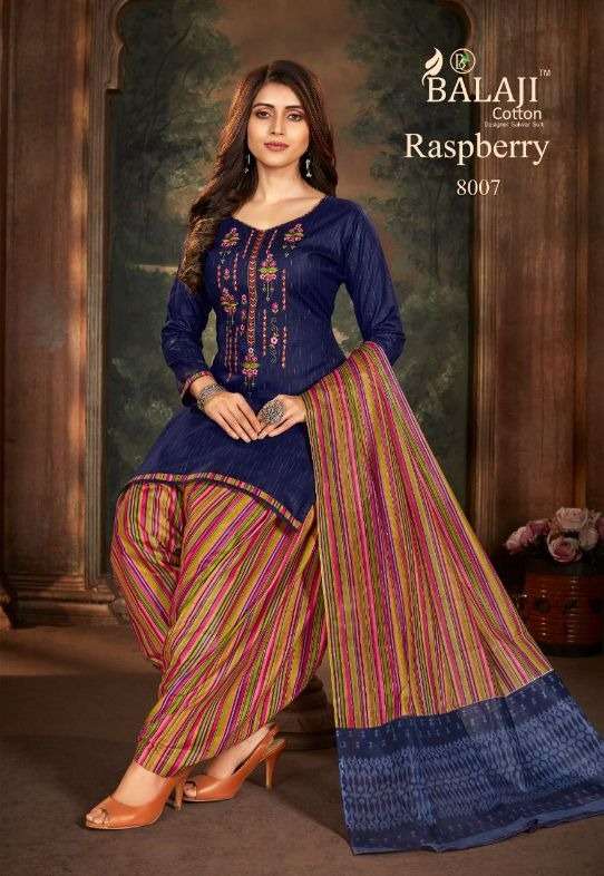Balaji Rasberry Patiyala 8 Catalog Daily Wear Cotton Printed Dress Materials