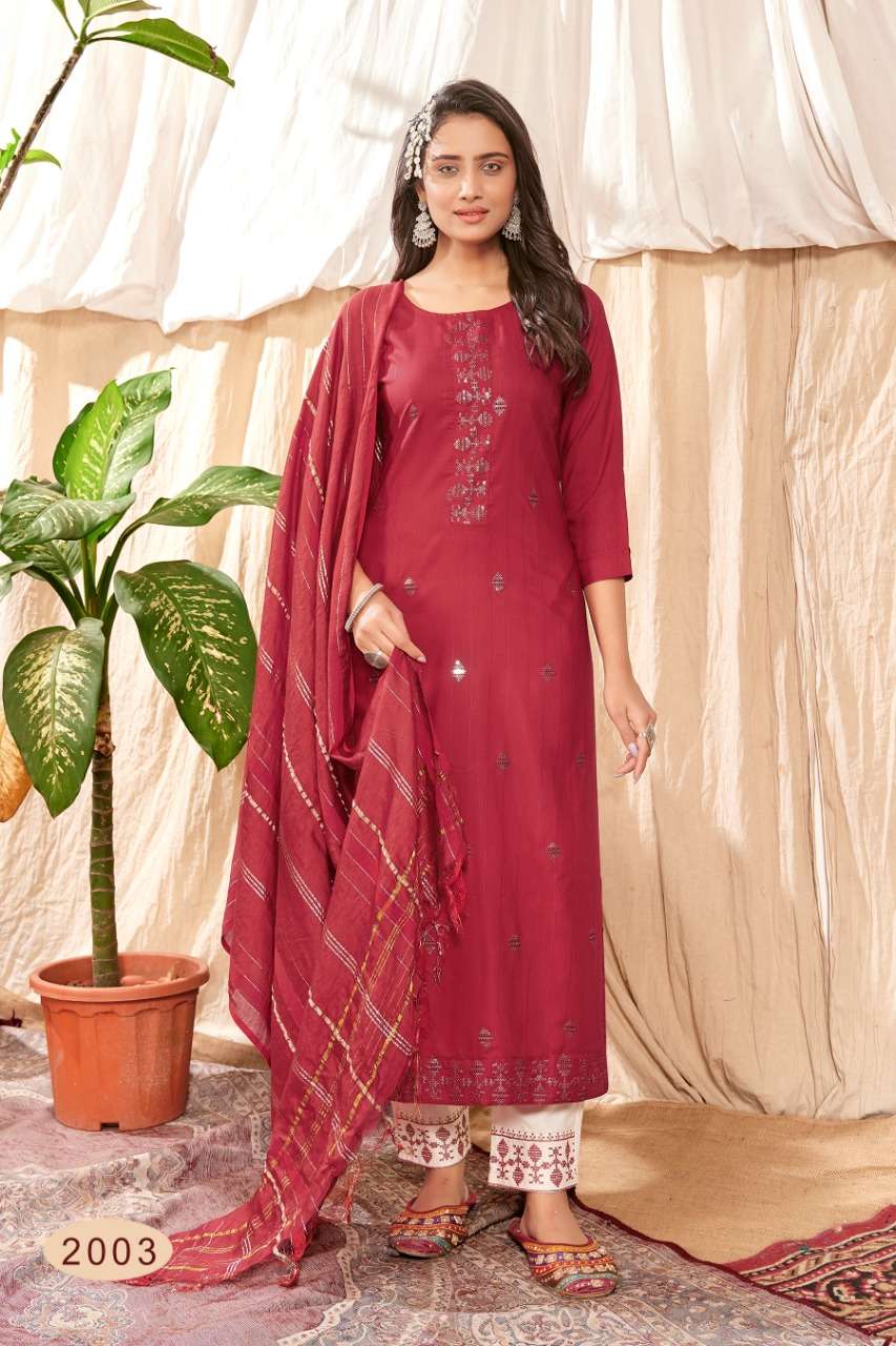 Banwery Taj vol 2 catalog  Designer Festive Wear Ready made  Kurtis Bottom With Dupatta 
