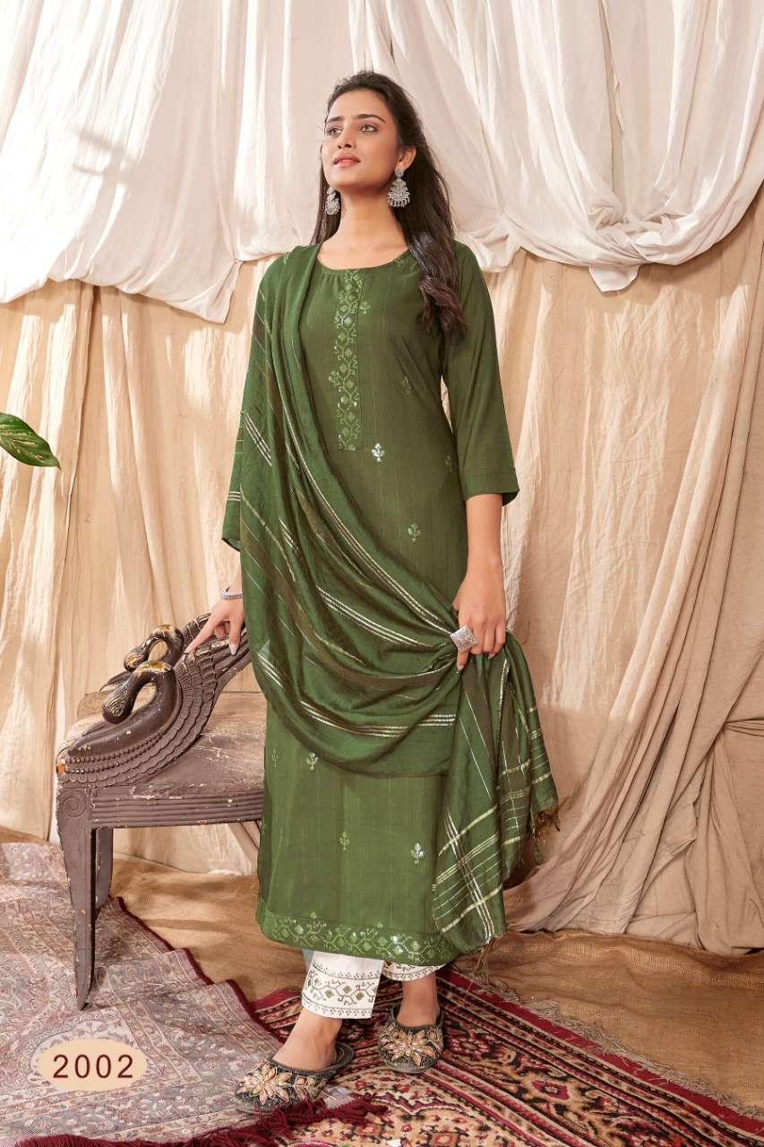 Banwery Taj vol 2 catalog  Designer Festive Wear Ready made  Kurtis Bottom With Dupatta 