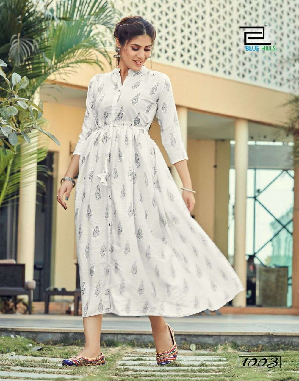 Blue Hills Belt vol 1 catalog  Designer Rayon Long Kurti
