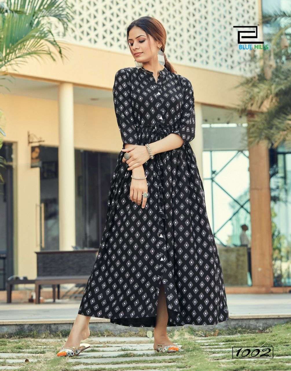 Blue Hills Belt vol 1 catalog  Designer Rayon Long Kurti