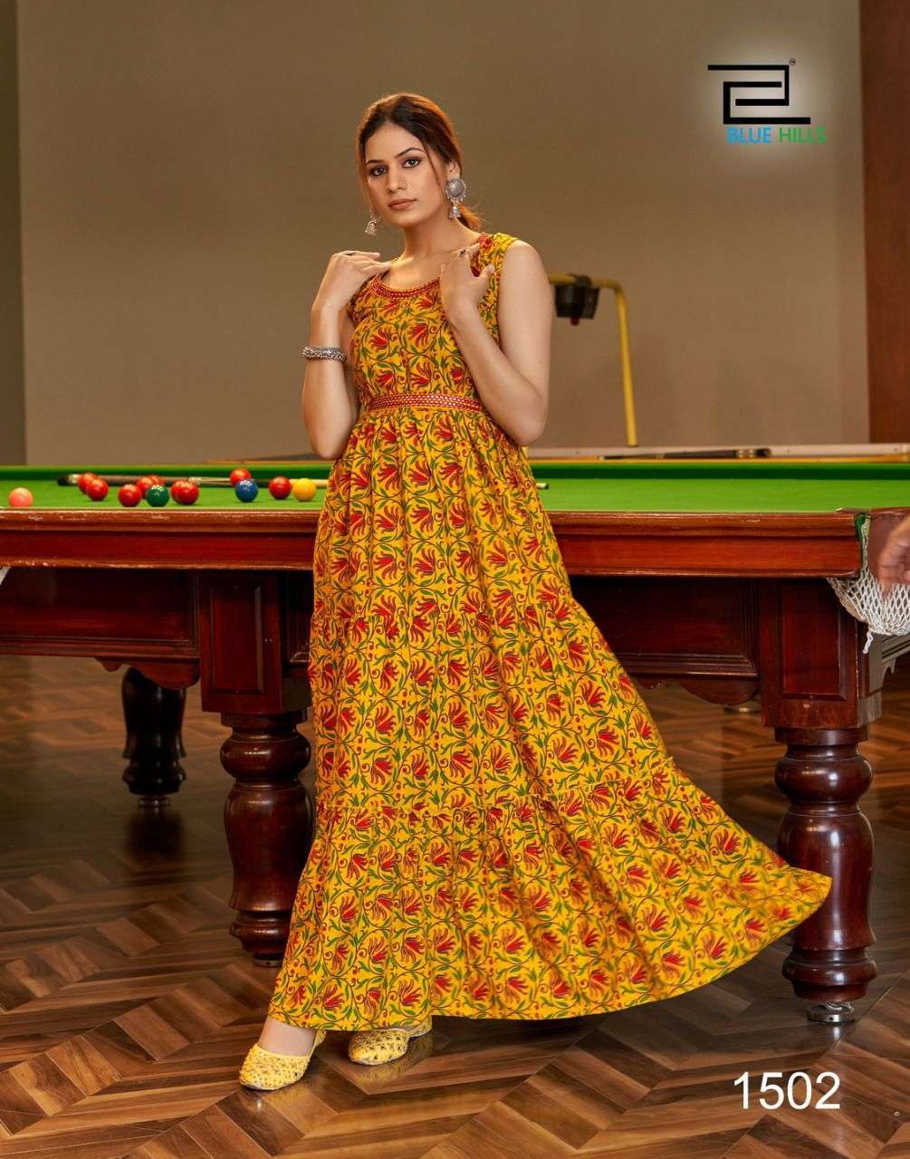 Blue Hills Sunshine Vol 15 Catalog Party Wear Long Anarkali Gown 