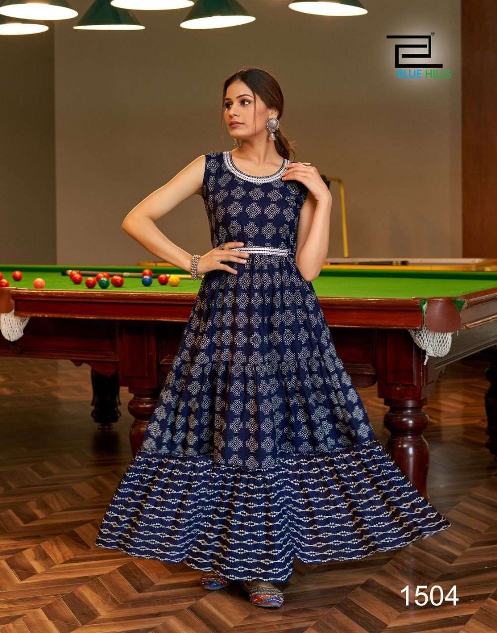 Blue Hills Sunshine Vol 15 Catalog Party Wear Long Anarkali Gown 