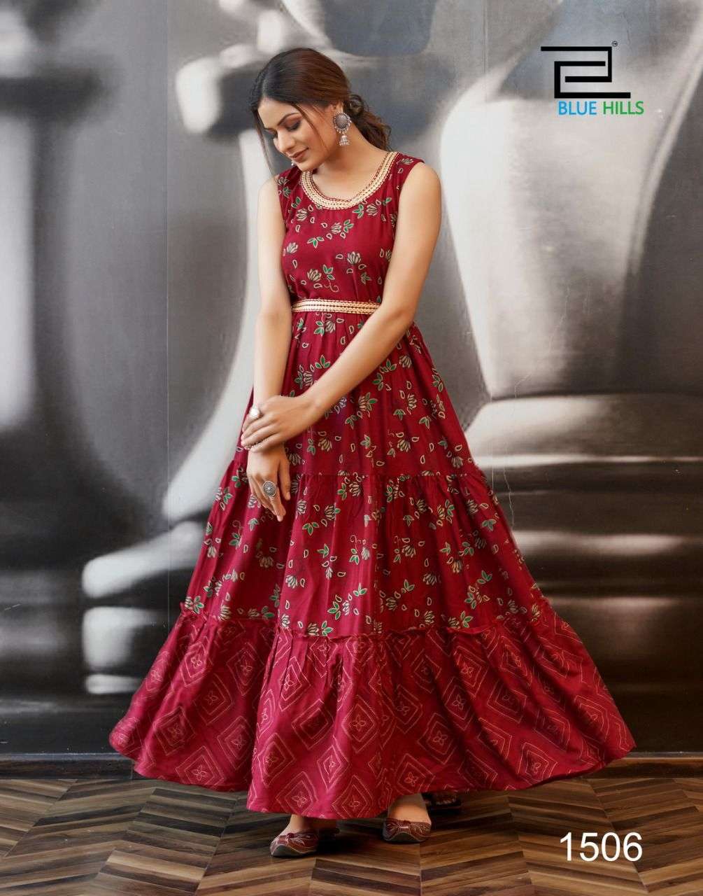 Blue Hills Sunshine Vol 15 Catalog Party Wear Long Anarkali Gown 